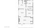 Detailed first-floor floor plan illustrating the layout and dimensions of the home at 2635 N Clayton St, Denver, CO 80205