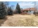 Expansive backyard offering ample space and potential for various outdoor activities and landscaping at 5402 Sweet Grass Ct, Castle Rock, CO 80109