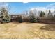 Large, fenced backyard providing privacy and space for recreation or future landscaping opportunities at 5402 Sweet Grass Ct, Castle Rock, CO 80109