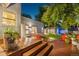 Backyard deck with outdoor seating area, garden, and hot tub for relaxation at 2324 S Columbine St, Denver, CO 80210
