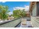 Rooftop balcony with seating and neighborhood views at 2324 S Columbine St, Denver, CO 80210
