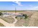 Aerial view showing a house and expansive property at 8260 County Road 39, Fort Lupton, CO 80621