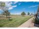 This home offers a spacious yard with an irrigation system and beautiful views at 8260 County Road 39, Fort Lupton, CO 80621