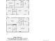 Detailed first and second story floor plans for a comprehensive view of the house layout at 3600 Olive St, Denver, CO 80207