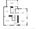 Detailed floor plan showcasing the layout of the main floor, including living areas, kitchen, and dining space at 4348 Umatilla St, Denver, CO 80211