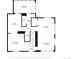 Floor plan of the home's first floor showcasing layout at 4348 Umatilla St, Denver, CO 80211