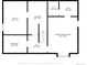 Floor plan of the home's basement showcasing layout at 4348 Umatilla St, Denver, CO 80211