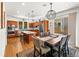 Spacious kitchen featuring stainless steel appliances, an island and eat-in dining area at 4348 Umatilla St, Denver, CO 80211