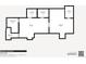 Detailed floorplan showcasing the layout of the home with dimensions of rooms and hallways at 3525 N Alcott St, Denver, CO 80211