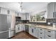 Well-lit kitchen boasting stainless steel appliances, granite countertops, and modern cabinetry at 8871 Rutgers St, Westminster, CO 80031