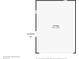 Floor plan for the detached garage at 3145 W Farmdale Rd, Englewood, CO 80110
