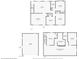 Floor plans showing the basement, garage, and first floor at 3145 W Farmdale Rd, Englewood, CO 80110