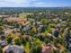 An aerial view of the property, showcasing its location and surrounding neighborhood at 560 Front Range Rd, Littleton, CO 80120