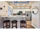 Modern kitchen with white cabinets, granite counters, and stainless steel appliances at 4508 E Louisiana Ave, Denver, CO 80246