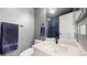 This bathroom features a toilet and vanity area with modern fixtures at 7865 E Mississippi Ave # 702, Denver, CO 80247