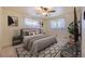 Spacious bedroom with a king-size bed and modern decor at 2485 Zion St, Aurora, CO 80011