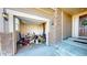 Attached one car garage space provides convenient parking and extra storage for tools and equipment by the front door at 3062 Grizzly Peak Dr, Broomfield, CO 80023