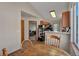 Kitchen nook with a table next to the kitchen at 1225 Baker St, Longmont, CO 80501