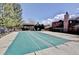 Community pool area featuring an oversized pool cover and a decorative gazebo at 9409 W 89Th Cir, Broomfield, CO 80021