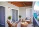 Balcony with new outdoor furniture and decor at 12158 W Dorado Pl # 204, Littleton, CO 80127