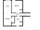 Detailed floorplan showcasing layout with dimensions for bedrooms, bathrooms, and hall spaces at 2452 Shetland Trl, Elizabeth, CO 80107
