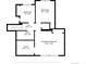 Floorplan showing primary bedroom, bedrooms, and baths on a floor with labeled dimensions at 2452 Shetland Trl, Elizabeth, CO 80107