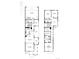 Detailed floor plan outlining the layout of the home's first and second floors with dimensions at 704 Belay St, Erie, CO 80516