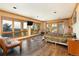 Serene main bedroom with large windows showcasing amazing mountain views at 1426 Rembrandt Rd, Boulder, CO 80302