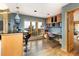 Office with a view, granite counters and breakfast bar in the corner at 1426 Rembrandt Rd, Boulder, CO 80302
