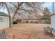 Large backyard with deck and ample space at 3052 S Grape Way, Denver, CO 80222