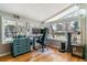 Bright, window-lined office space featuring hardwood floors and a comfortable workspace at 1325 S Ivy Way, Denver, CO 80224