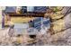 Bird's eye view of the property showcasing the roof, yard, patio, and surrounding neighborhood at 860 Magnolia St, Denver, CO 80220