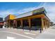 Exterior view of Blanco Cocina + Cantina showcasing unique architecture and inviting outdoor seating area at 860 Magnolia St, Denver, CO 80220