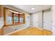 Bright breakfast nook with large bay window and door leading to the backyard, perfect for casual dining at 954 E Costilla Ave, Centennial, CO 80122