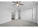 Bright and spacious bedroom features a closet, and a bathroom entrance at 270 Maddox Ln, Erie, CO 80516