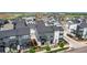 A diverse community with modern homes and manicured lawns from above at 2052 Alcott Way, Broomfield, CO 80023