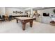 Game room featuring a pool table and seating area at 1151 Kenosha Dr, Larkspur, CO 80118