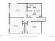 Second floor plan showcasing bedroom and bathroom locations and closet space at 8403 Chase Dr, Arvada, CO 80003