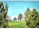 Scenic view of the manicured golf course at 8403 Chase Dr, Arvada, CO 80003