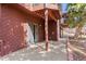 Cozy back patio area with sliding glass doors, providing easy access to the outdoors and ample space for relaxation at 7570 Windford, Parker, CO 80134