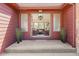 Inviting entryway featuring a large open doorway with a view into a living room area at 7570 Windford, Parker, CO 80134