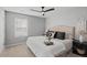 Inviting bedroom with a ceiling fan, comfortable bedding, and stylish decorations for a cozy personal space at 17969 Sky Pilot Ave, Parker, CO 80134