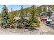 A home with a brown roof is situated in a wooded area near other homes at 764 Blue Ridge Rd, Breckenridge, CO 80424