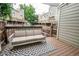 Relaxing patio featuring cushioned seating and a view of the surrounding fenced yard at 1699 S Trenton St # 69, Denver, CO 80231