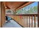 Covered balcony with comfortable seating, ideal for enjoying scenic views and relaxation at 8170 Lt William Clark Rd, Parker, CO 80134