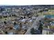 Aerial view of a neighborhood showcasing the surrounding city skyline at 3701 S Grant St, Englewood, CO 80113