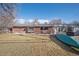 Spacious backyard with brick patio, outdoor seating, a lush lawn, and a serene ambiance at 1004 W Shepperd Ave, Littleton, CO 80120