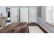 Serene bedroom with hardwood floors and ample closet space at 350 Cherry St, Denver, CO 80220