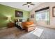 Spacious main bedroom with wood flooring and a view into the bathroom at 24488 E Brandt Ave, Aurora, CO 80016