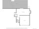 Layout of a home with a deck, living room, hall, bathroom, and garage at 12931 W Florida Dr, Lakewood, CO 80228